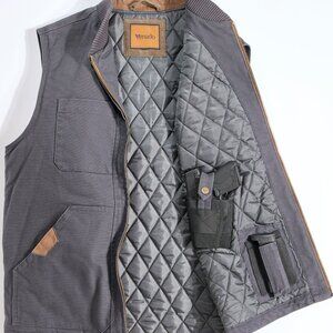 Concealed Carry Canvas Vest - Gun Metal | XL